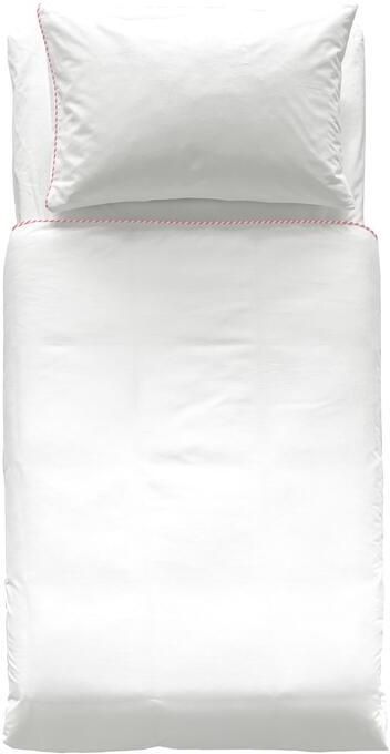 Happyfriday Essential Dekbedovertrek 2-delig 100x135 cm (Wieg) Roze Basic Kids Rosa 100% katoen de kwaliteit van 150 TC