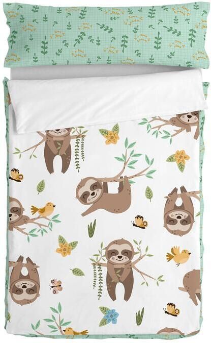 Happyfriday Happy sloth Noordse tas Moshi Veelkleurig 100% Katoen (buitenkant) 100% Polyester (vulling) de kwaliteit van 150 TC