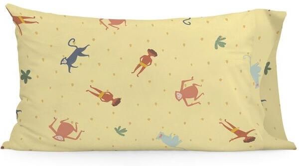 Happyfriday Jungle life Kussensloop 50x75 cm Mr Fox Veelkleurig 100% katoen de kwaliteit van 150 TC