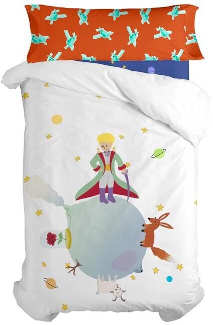 Happyfriday Le petit prince Dekbedovertrek 2-delig Le Petit Prince Veelkleurig 100% katoen de kwaliteit van 150 hilos