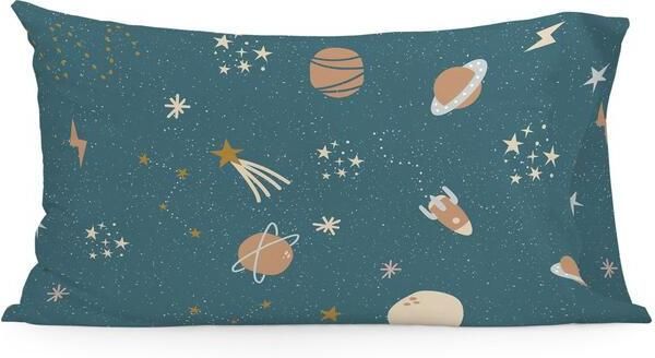 Happyfriday Mini universum Kussensloop 50x75 cm Mini Veelkleurig 100% katoen de kwaliteit van 150 TC