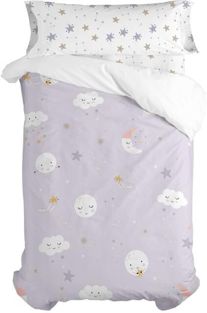 Happyfriday Moons Dekbedovertrek 2-delig 180x220 cm (Bed 105) Moshi Veelkleurig 100% katoen de kwaliteit van 150 TC - Foto 2
