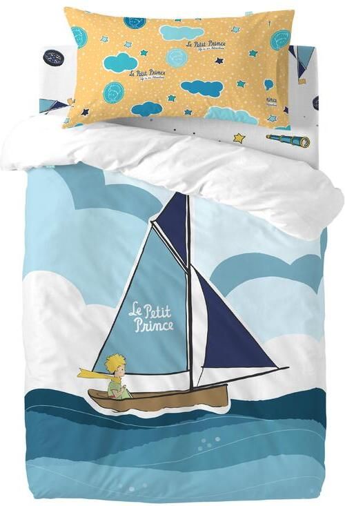 Happyfriday Navigateur Dekbedovertrek wieg 2-delig Le Petit Prince Veelkleurig 100% katoen de kwaliteit van 150 TC