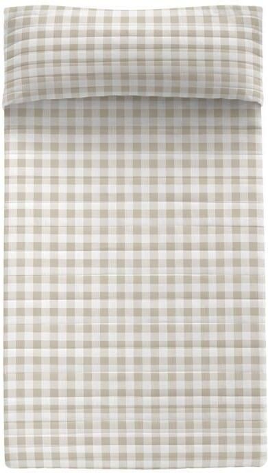 Happyfriday Vichy Sprei Beige Basic Kids Beige 100% Katoen (buitenkant) 100% Polyester (vulling) de kwaliteit van 150 TC