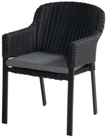 Hartman Stapelbare Tuinstoel Cairo Wicker Zwart