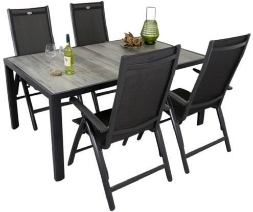 Hartman Da Vinci alu|Queens 160 cm. tuinset 5-delig verstelbaar
