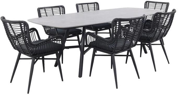 Hartman Jasmine|Benevento 240x110 cm. Deens ovale tuinset