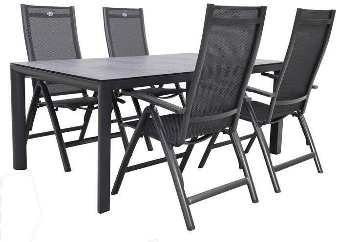 Hartman Roma|Baltimor 180 cm. verstelbare tuinset 5-delig