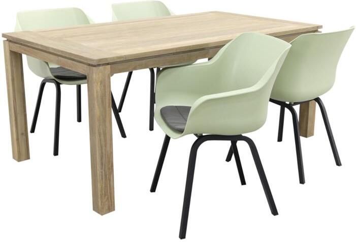 Hartman Sophie Element French|Rome grey 170 cm. tuinset 5-delig