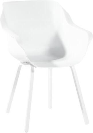 Hartman Sophie Element dining armstoel Wit Alu poot