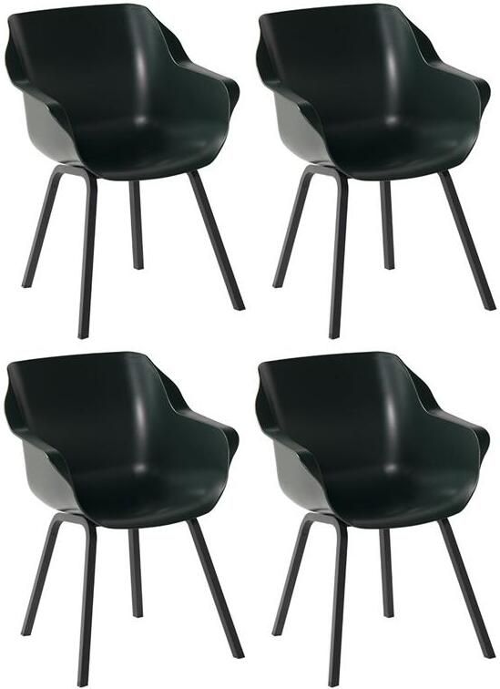 Hartman Set van 4 Sophie Element dining armstoel night green - Foto 2