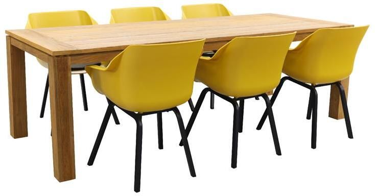 Hartman Sophie Element Yellow|Rome brown 240 cm. tuinset 7-delig