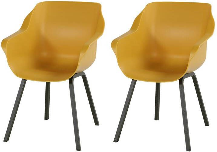 Hartman Sophie Element Tuinstoel Set van 2 Curry Yellow - Foto 2