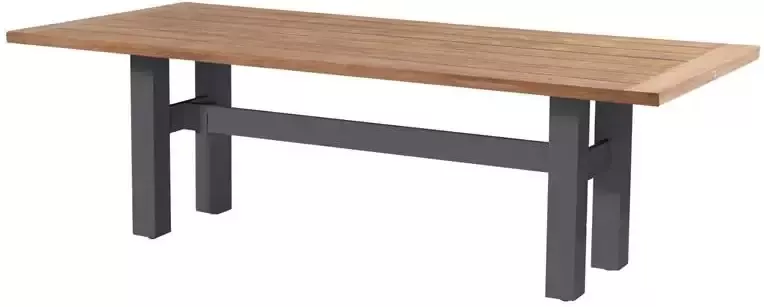 Hartman Sophie Yasmani Tuintafel 300 Cm Naturel Teak Grijs H-Frame