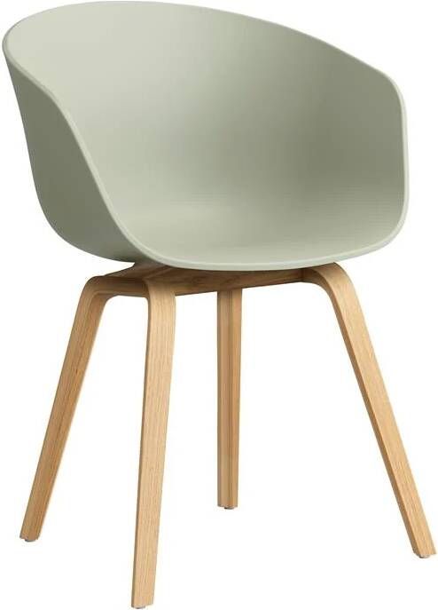 HAY About a Chair AAC22 Stoel Oak Pastel Green - Foto 1