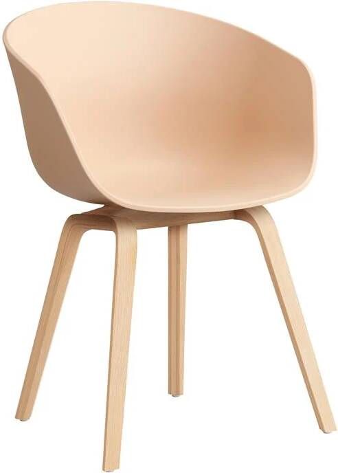 HAY About a Chair AAC22 Stoel Soaped Oak Pale Peach - Foto 1