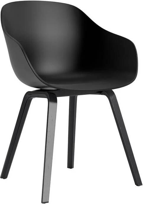 HAY About a Chair AAC222 Stoel Black Oak Black