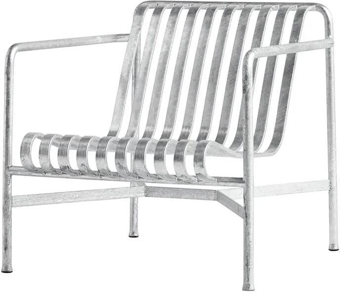 HAY Palissade Lounger Chair Low Gegalvaniseerd Staal - Foto 1