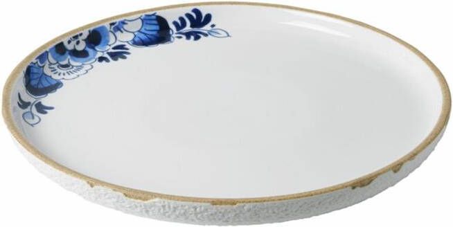 Heinen Delfts Blauw | Blauw Bloesem Dinerbord | Ø 28 cm