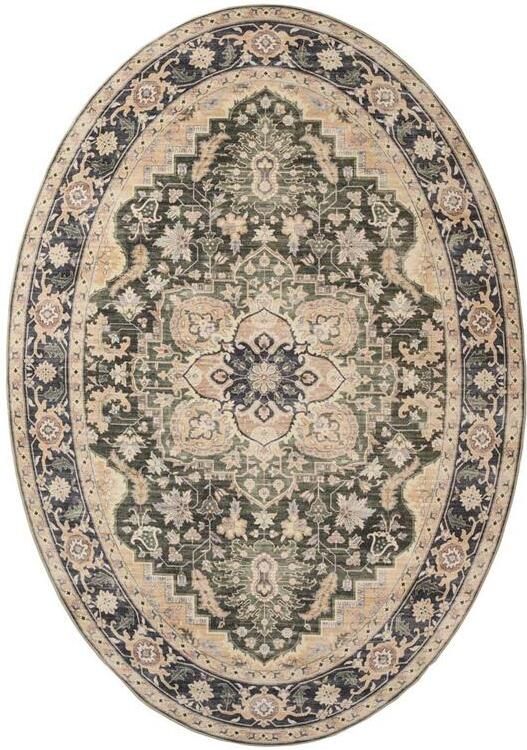 Heritaged Buitenkleed ovaal Vintage Valenca Fino beige groen 120x160 cm - Foto 2