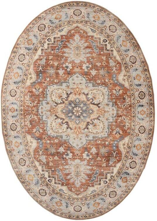 Heritaged Buitenkleed ovaal Vintage Valenca Fino terracotta 160x230 cm - Foto 2