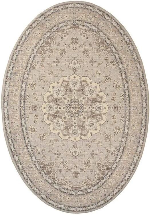 Heritaged Buitenkleed ovaal Vintage Valenca Nova beige lichtgrijs 160x230 cm - Foto 2