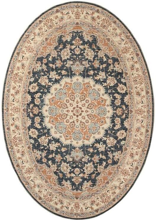 Heritaged Buitenkleed ovaal Vintage Valenca Nova goud blauw 230x330 cm - Foto 2