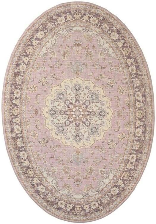 Heritaged Buitenkleed ovaal Vintage Valenca Nova paars roze 120x160 cm - Foto 2