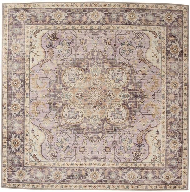 Heritaged Buitenkleed vierkant Vintage Valenca Fino paars roze 160x160 cm - Foto 2