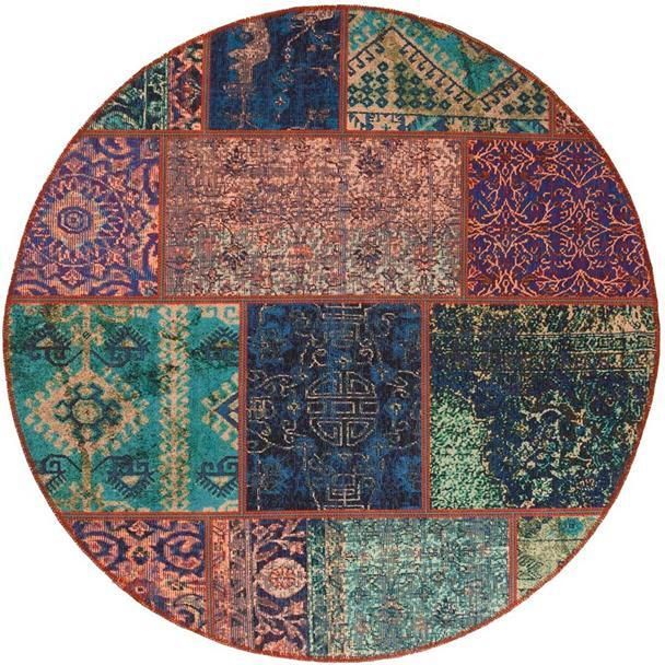 Heritaged Rond patchwork vloerkleed Fade No.1 multi 230 cm rond - Foto 2
