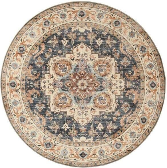 Heritaged Rond Vintage buitenkleed Valenca Fino goud blauw 200 cm rond - Foto 2
