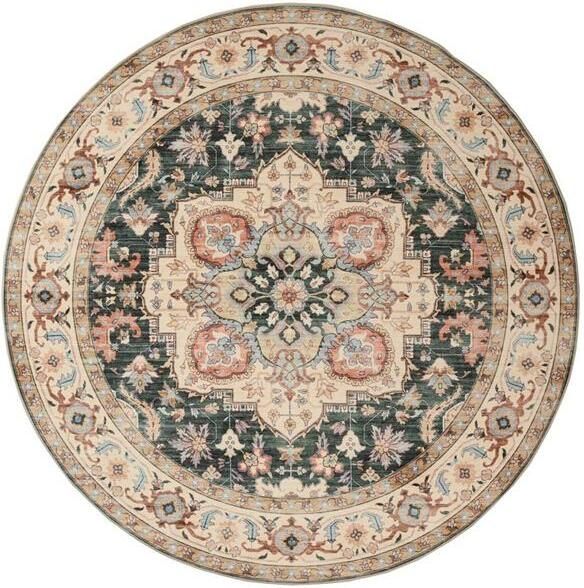 Heritaged Rond Vintage buitenkleed Valenca Fino groen rood 160 cm rond - Foto 2