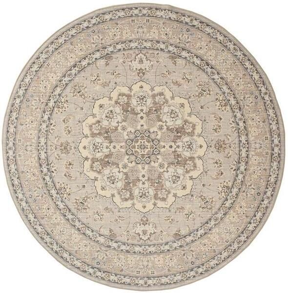 Heritaged Rond Vintage buitenkleed Valenca Nova beige lichtgrijs 230 cm rond - Foto 2