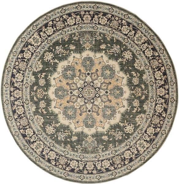 Heritaged Rond Vintage buitenkleed Valenca Nova donkergroen 230 cm rond - Foto 2