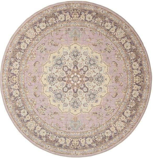 Heritaged Rond Vintage buitenkleed Valenca Nova paars roze 115 cm rond - Foto 2
