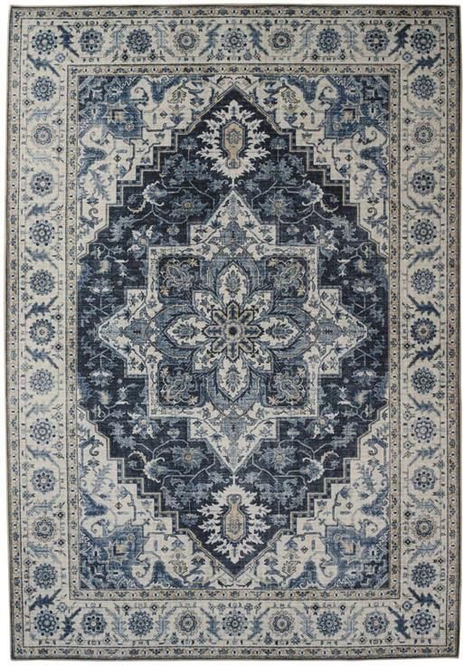Heritaged Vintage buitenkleed Valenca Brio blauw 80x150 cm - Foto 2