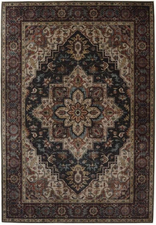 Heritaged Vintage buitenkleed Valenca Brio rood donkerblauw 200x290 cm - Foto 2