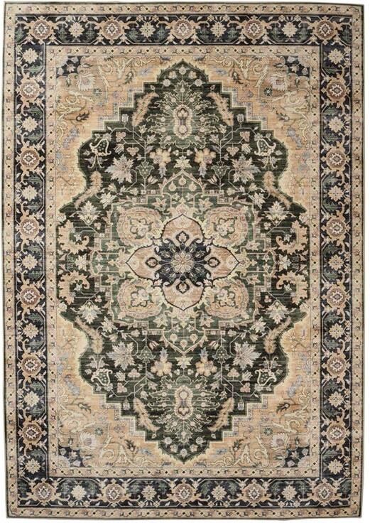 Heritaged Vintage buitenkleed Valenca Fino beige groen 80x150 cm - Foto 2