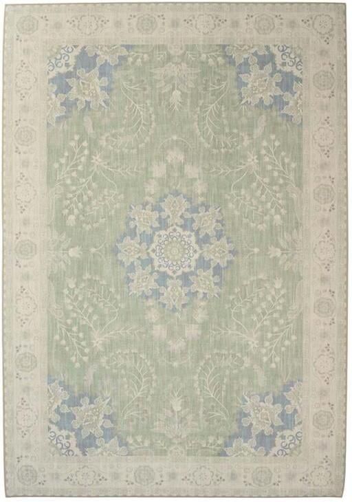Heritaged Vintage buitenkleed Valenca Luna saliegroen 80x150 cm - Foto 2