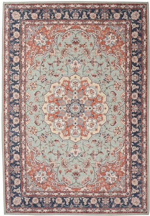 Heritaged Vintage buitenkleed Valenca Nova saliegroen rood 200x290 cm - Foto 2