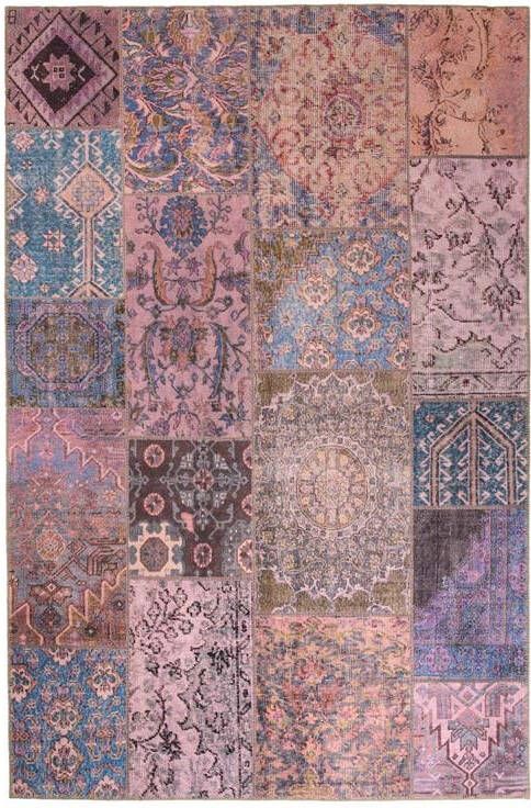 Heritaged Patchwork vloerkleed Fade Dreamer paars 190x290 cm - Foto 2