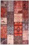Heritaged Patchwork vloerkleed Fade No.1 rood multi 140x200 cm - Thumbnail 2