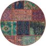Heritaged Rond patchwork vloerkleed Fade No.1 multi 152 cm rond - Thumbnail 2