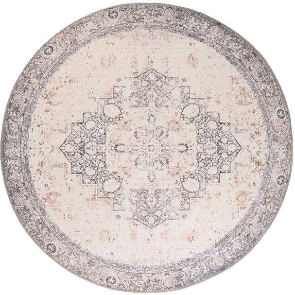 Heritaged Rond vintage vloerkleed Fade No.2 grijs 152 cm rond - Foto 2