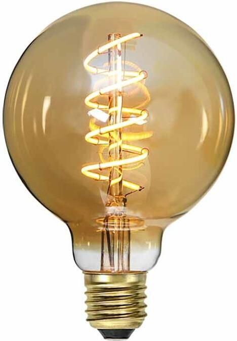 Highlight Lamp LED G95 9W 650LM 2200K Dimbaar Amber