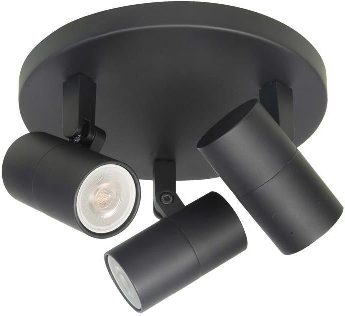 Highlight Spot Piccolo Zwart GU10 mini 35mm 3-Lichts Ø 17cm