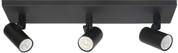 Highlight Spot Piccolo Zwart GU10 mini 35mm 3-Lichts Balk