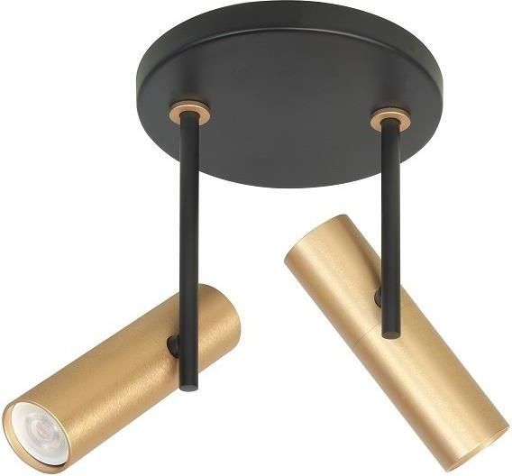 Highlight Spot Trend Zwart Goud Mini GU-10 Ø 35mm 2 Lichts