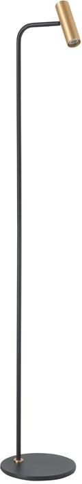 Highlight Vloerlamp Trend Zwart|Goud 1 lichts 132cm mini GU10