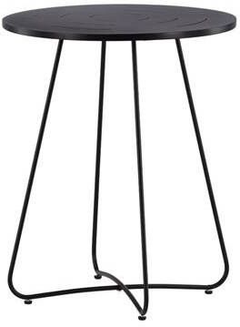 Nohr Ronde Outdoor Bistrotafel Terrah 60cm Zwart